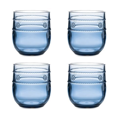 Isabella Acrylic Small Tumbler Set/4 - Blue