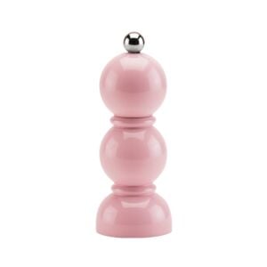 Mini Bobin Pembe Akrilik Tuz ve Karabiber Öğütücü