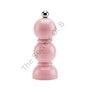 Mini Bobin Pembe Akrilik Tuz ve Karabiber Öğütücü