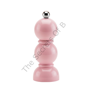Mini Bobin Pembe Akrilik Tuz ve Karabiber Öğütücü