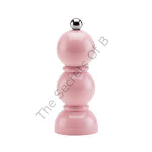 Mini Bobin Pembe Akrilik Tuz ve Karabiber Öğütücü