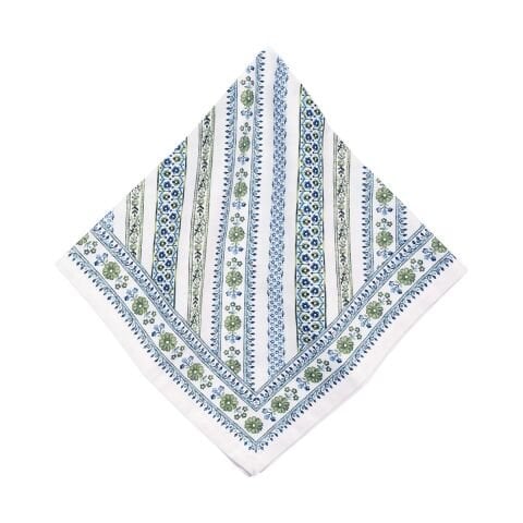 Seville Stripe Napkin - Green