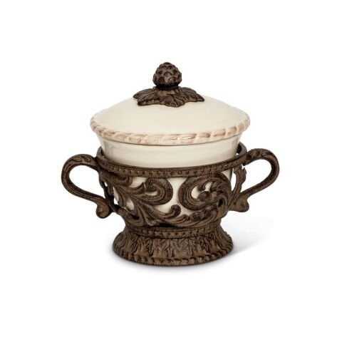 Acanthus Covered Bowl