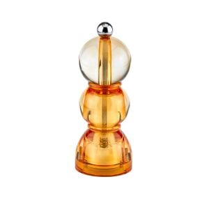 Bobin Mini Amber Buz Efektli Akrilik Tuz ve Karabiber Öğütücü