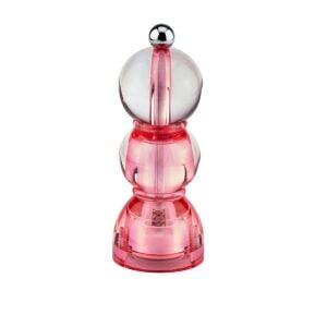 Bobin Mini Pembe Buz Efektli Akrilik Tuz ve Karabiber Öğütücü