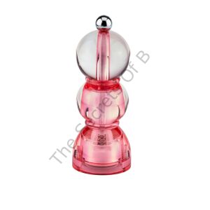 Bobin Mini Pembe Buz Efektli Akrilik Tuz ve Karabiber Öğütücü