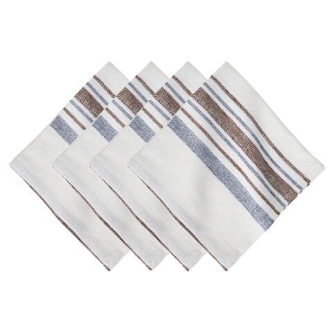 Danish Stripe Napkin Set/4 - Taupe