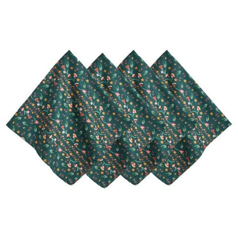Klara Napkin Set/4 - Evergreen