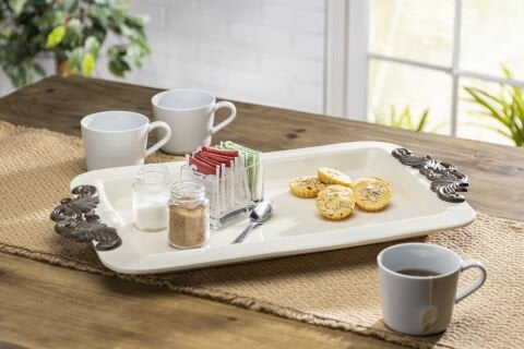 Acanthus Tray w/ Metal