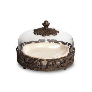 Acanthus Pie Plate With D