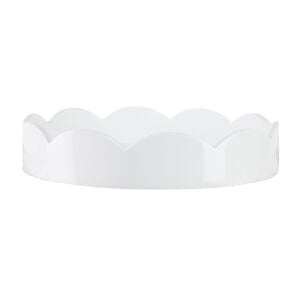 Scallop Tray White
