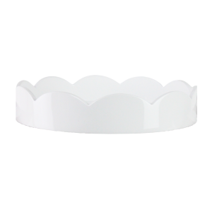 Scallop Tray White