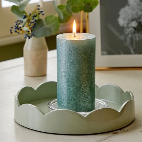 Scallop Tray Sage