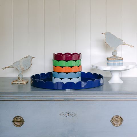 Scallop Tray Navy