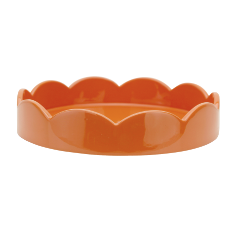 Scallop Tray Orange