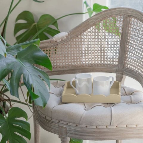 Scalloped Tray Chiffon
