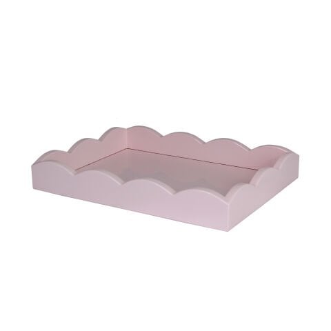 Scalloped Tray Pale Pink