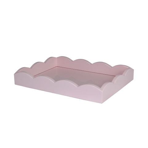Scalloped Tray Pale Pink