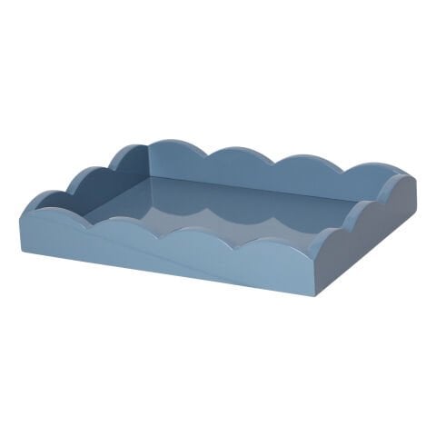 Scalloped Tray Chambray
