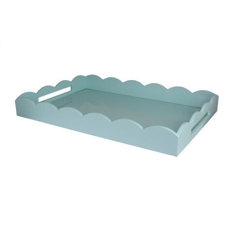 Scalloped Tray Eau De Nil
