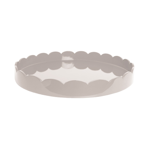 Scalloped Tray Cappuccino