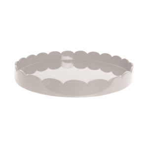 Scalloped Tray Cappuccino