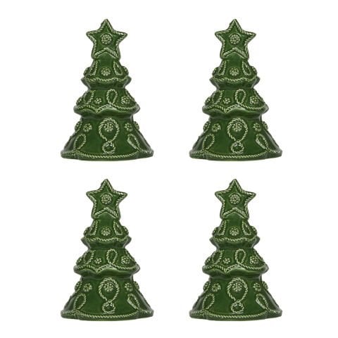 Berry & Thread Tree Place Card Holder Set/4 - Basil