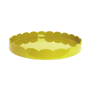 Scalloped Tray Yellow