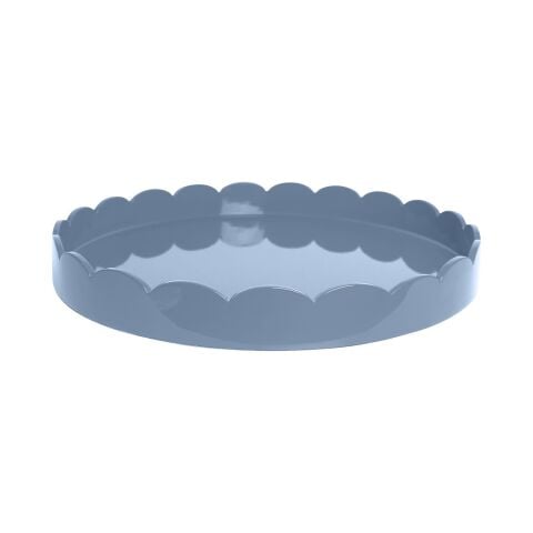Scalloped Tray Chambray