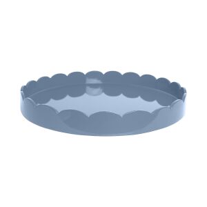 Scalloped Tray Chambray