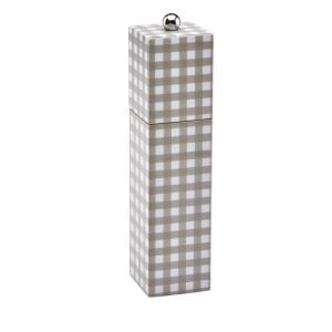 Gingham Cappucino Tuz ve Karabiber Değirmeni