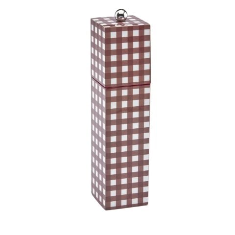 Gingham S&P  Grinder Cherry