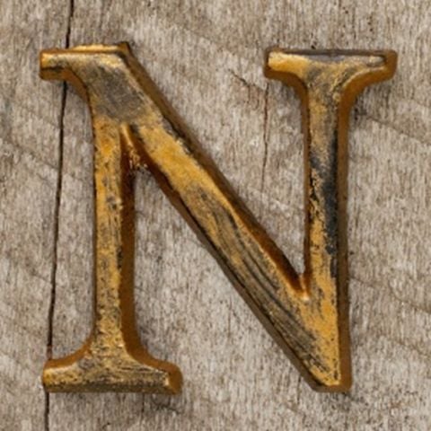 Metal, Letter-N