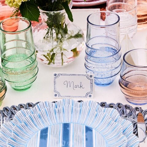 Berry & Thread Place Card Set/12 - Chambray