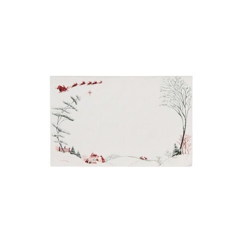 Country Estate Winter Frolic Place Card Set/12 - Evergreen