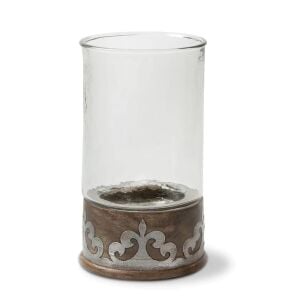 Wood Metal Candleholder