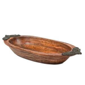 Small Antiquity Bowl With Metal H