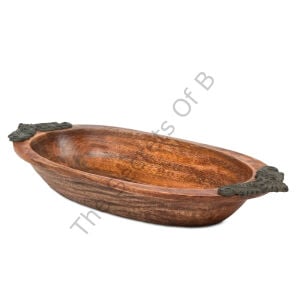 Small Antiquity Bowl With Metal H