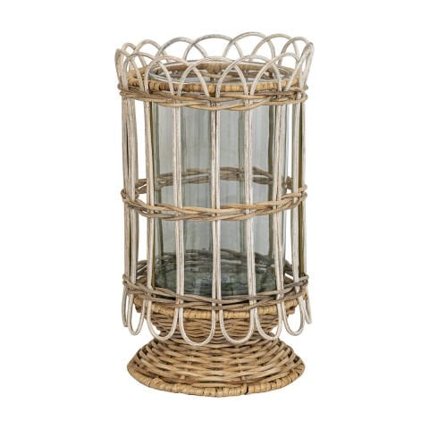Provence Rattan 11.5'' Hurricane - Whitewash
