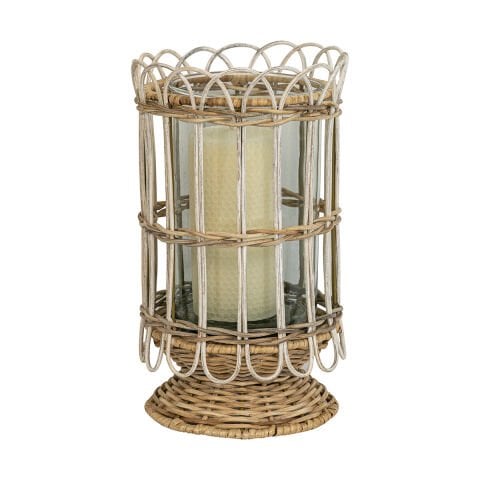 Provence Rattan 11.5'' Hurricane - Whitewash