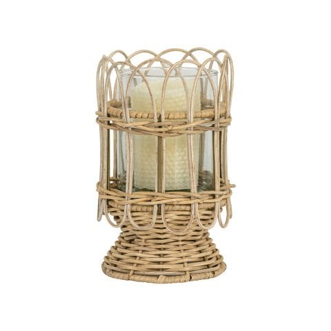 Provence Rattan 8.5'' Hurricane - Whitewash