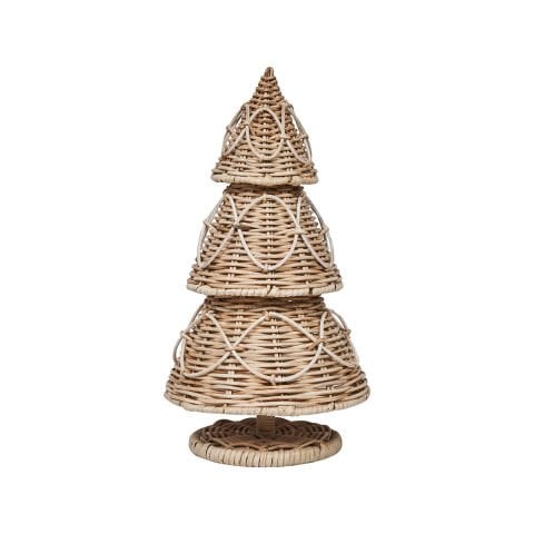 Provence Rattan 16'' Tree - Whitewash