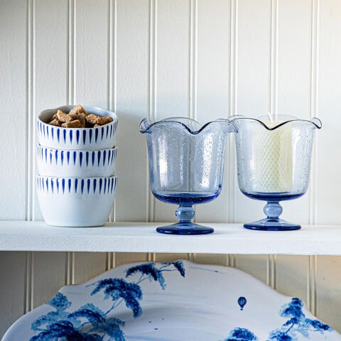 Sitio Stripe Ramekin - Delft Blue