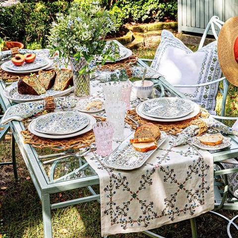 Villa Seville Dinner Plate - Chambray