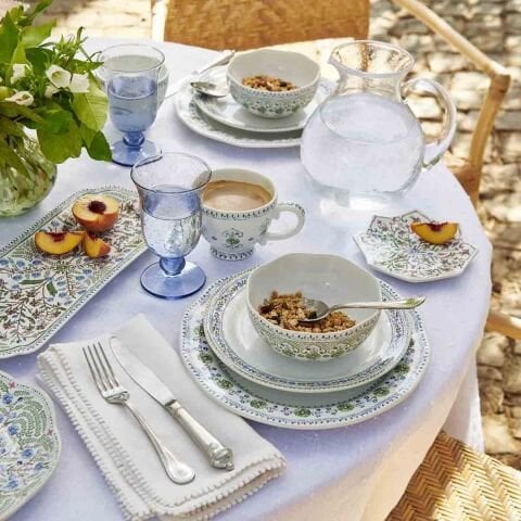 Villa Seville 16pc Place Setting - Chambray (SVL01/47, SVL02/47, SVL07/47, SVL06/47)