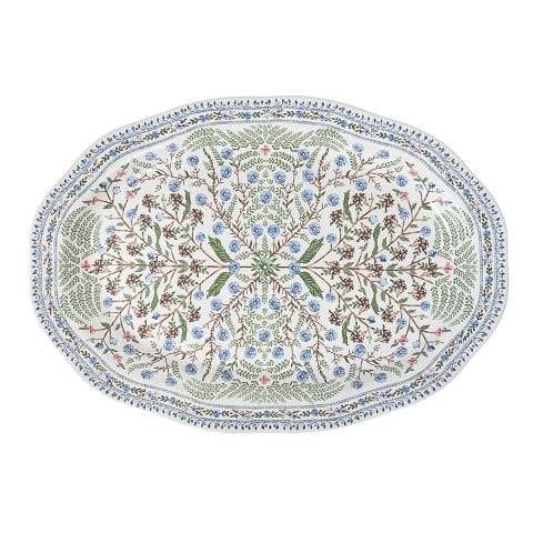 Villa Seville 17'' Platter - Chambray
