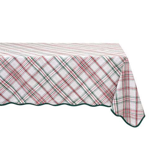 Merry Tartan 60'' x 120'' Tablecloth