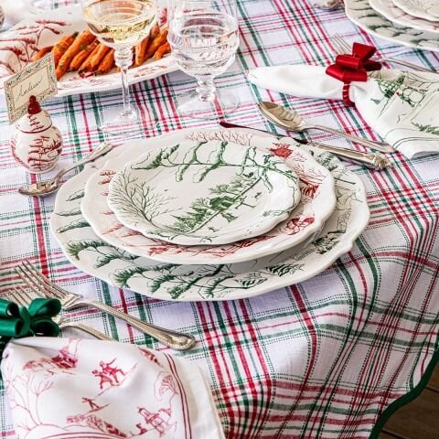 Merry Tartan 60'' x 120'' Tablecloth