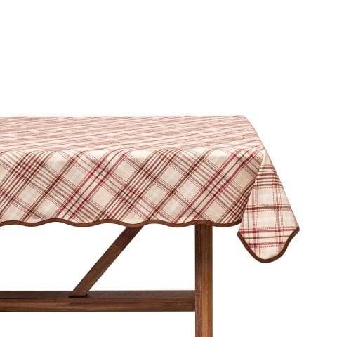 Harvest Tartan 52'' Square Tablecloth