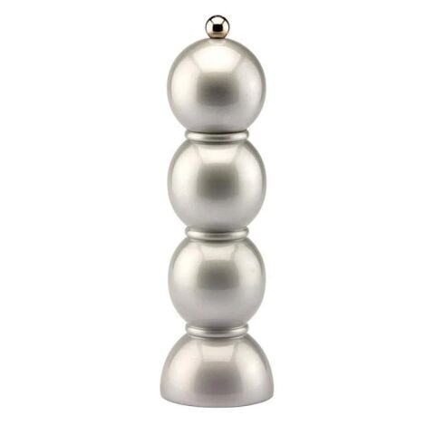 Silver Bobbin Salt and Pepper Mill